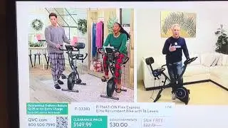 QVC exercise bike fail peloton blooper funny oops breaks