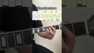Ghostbusters Guitar + Tabs #guitar #guitarcover #guitartabs #guitarist