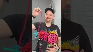 Wanna make a cute candy in under 60 seconds?All you need is ONE balloon! 🍭
