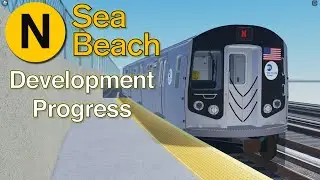 The BMT Sea Beach Line in Roblox (R160 N Train!)