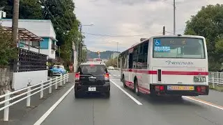 Calm Morning Drive | Gamagori City Aichi Prefecture | National Route 247 | JAPAN Road Trip | 4K HDR