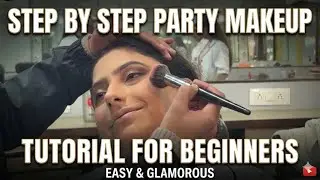 Step by Step Party Makeup Tutorial for Beginners | Easy Glam Look