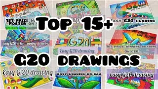 G20 Drawing / G20 India Logo Drawing | One Earth One Family One Future / Poster on G20/Chart on G20