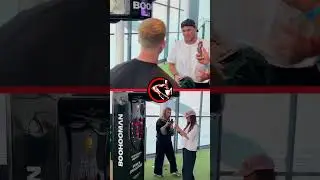 Darren Till and Luke Rockhold go head-to-head on the punch machine