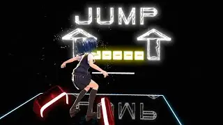 Beat Saber but it's with my FEET