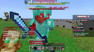 Cpvp with my friend on the Mineville server 