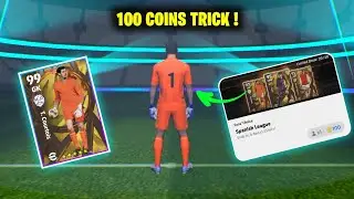 Trick To Get 99 Rated T. Courtois From Fan's Choice Spanish League Pack || eFootball 2023 Mobile