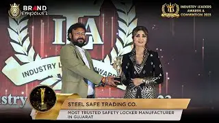 Steel Safe Trading Co. won Industry Leaders Awards 2023 by the hands of Mrs. Shilpa Shetty Kundra