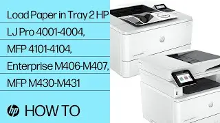 Load Paper in Tray 2 | HP LJ Pro 4001-4004, MFP 4101-4104, E M406-M407, MFP M430-M431 | HP Support