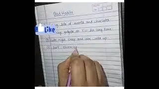 Bad Habits-10 lines essay in English || Bad Habits || Short essay on bad habits in English || #essay