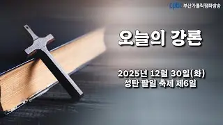 성탄 팔일 축제 제6일(2025.12.30) - 부산교구 천곡성당 주임 이요한 십자가의 요한 신부