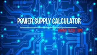 Power supply wattage calculator (Tagalog)