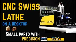 APSX-NANO CNC Swiss Lathe on a Desktop