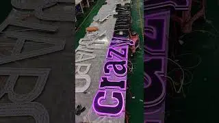Do you know what is the new and popular signage technology in China.#ledsign #signage #signboard