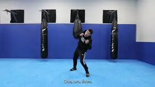 WK5 S1 1 Left mexican &ndash; left uppercut &ndash; cross &ndash; left hook x 10 with subs