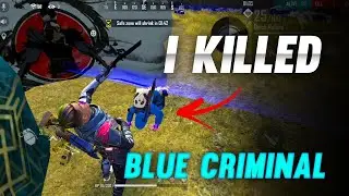 I kill blue criminal || Can I kill blue criminal ?👽 Garena free fire 🔥#raistar #ankushff