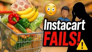Male Instacart Shopper Chaos: Wrong Items, Bad Replacements & Frozen Fails!