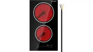 ThermoMate 2 Burners Electric Cooktop, 12 Inch Built in Electric Radi #eaffilifest #trending #viral
