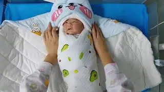 Newborn Swaddling Tutorial: Step-by-Step Guide for Parents!#babycare #newborncare #parentingtips