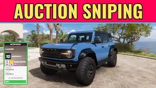 Forza Horizon 5 - Ford Bronco Raptor 2022 Auction House Sniping & Test Drive at Max Speed!