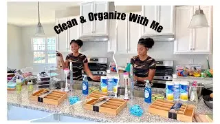 Organize And Clean My New Kitchen With Me | Stylesbyfabprecious