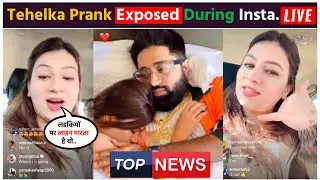 OMG🤯 Deepika Arya EXPOSED Tehelka Prank During Instagram Live, Sunny Arya Fight Video With Friend