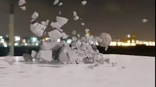 Cannon hit Blender Render