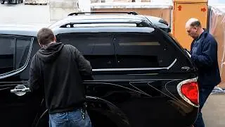 Mitsubishi L200 Alpha GSE Hardtop Canopy Fitted to Double Cab Long Bed Pickup