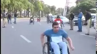 Marathon of disabled persons on the occassion of disability day.