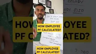 How PF Calculated ? Employee PF Calculated | PF Calculation #providentfund #pf #salary