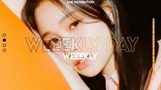 'Weeekly Day' (Weeekly (위클리)) &bull; Line distribution
