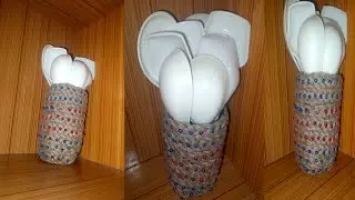 Best Use Of Waste | Spoon Holder | Pen Holder |  bottle craft Idea