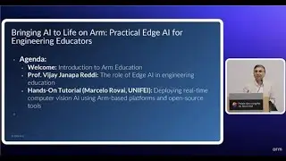 Bringing AI to Life on Arm: Practical Edge AI for Engineering Educators