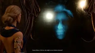 Ranger talks to the Ornate mirror | Baldur's gate 3