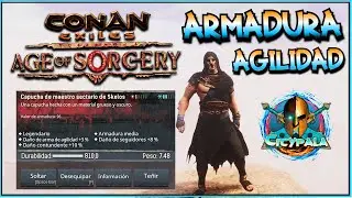 CONAN EXILES Age of Sorcery Guia Mejor armadura AGILIDAD / Arco, Dagas, Catana