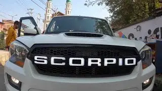 Mahindra Scorpio S10 LED front Grill Installation