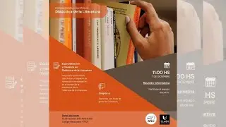 Charla sobre la Especialización y maestría en Didáctica de la Literatura