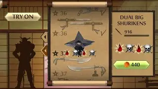 Shadow Fight 2 - DUAL BIG SHURIKENS