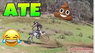 HOLDSWORTH PRODUCTIONS - FUNNY DIRT BIKE CRASH - WHAT A SPASTIC!