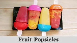 Fruit Popsicles // 3 Different Ice Pops// Summer Special Ice Candy // Perfect Flavours / #icecream