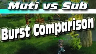 WoW 5.0.5 Убийство против Подлодки (сравнение Rogue Burst)