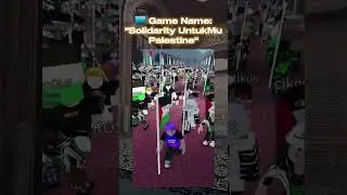 Palestine Roblox Protest 🇵🇸 #roblox #religion #islamicvideo #protest #palestine #motivation #halal