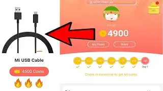 #Getapps Mi coins se mi usb cable  kaise redeem kre || How to redeem mi usb cable for free in Hindi