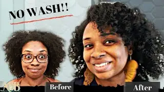 Natural Hair Hacks | Quick way to Refresh Dry Curly Hair (NO WASH!)