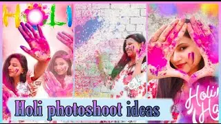 Holi photoshoot ideas! Poses for holi! Holi poses! Holi 2021