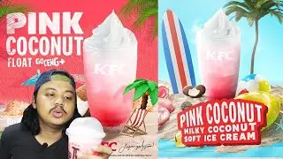 BARU!! PINK COCONUT FLOAT DARI KFC