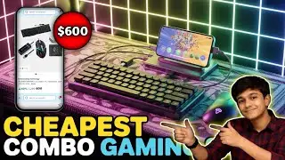 Finally Mera Mini Dream Gaming Setup Complete 🤩 | ₹500 Mouse Keyboard | Minecraft & Free Fire Mobile