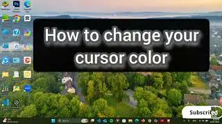 How to Change Cursor Color on Laptop or PC |Customize Mouse Pointer Color Easily. #ChangeCursorColor