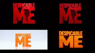 Despicable Me 1-4 Title Card Comparison