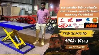 Two wheeler & four wheeler ramp manufacturer by shiv engineering works Faridabad ​⁠@SEW RAMNIVAS